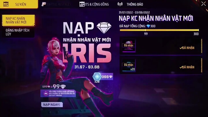 Nhân Vật Mới IRIS Siêu Xinh