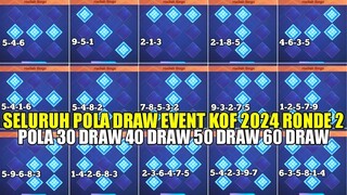 UPDATE SELURUH POLA EVENT KOF 2024 RONDE 2! POLA 30 DRAW 40 DRAW 50 DRAW 60 DRAW SKIN KOF MLBB