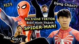 [VIDEO # 239] Đu Trend Tiktok: Biến Hình Thành Người Nhện | Spider-Man | Ping Lê