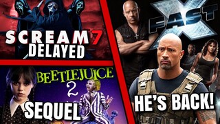The Rock Returns To Fast & Furious, Scream 7 Delayed, Beetle Juice 2 & MORE!!