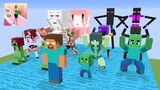 Monster School _ Money Run 3D - Funny Minecraft Animation