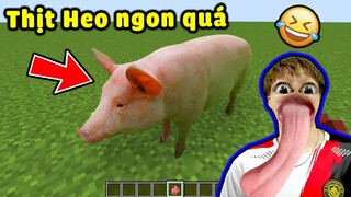 Minecraft VinhMC Có Con HEO Nhìn Ngon Như Vậy Phải Ăn Nó Thui Há Há😜 Không Biết Sẽ Ra Sao Đây ??