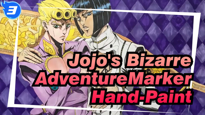 [JoJo's Bizarre Adventure: Golden Wind][Marker Hand-Paint]I Draw A Couple!!_3