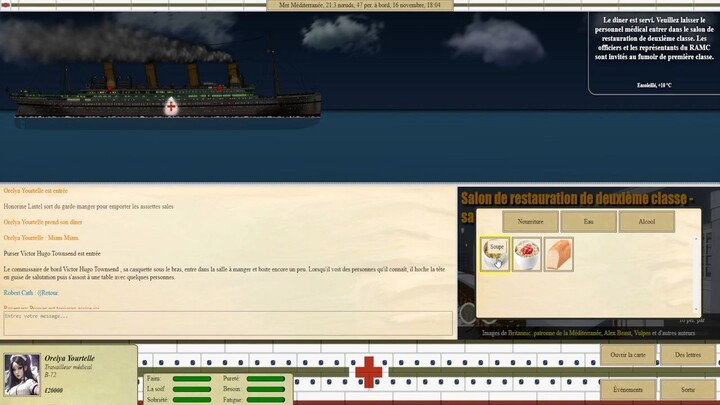 Britannic Voyage RPG 2023 ( Episode 06 ) - Le Dîner Est Servi Sur Le HMHS Britannic