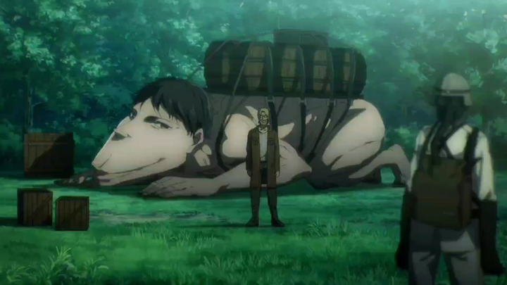 [ Attack on Titan ] In the thirteenth episode, Pique's sister appeared to cut this beautiful body curve