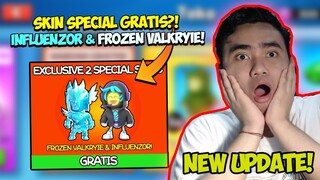 UPDATE BARU 2 SKIN SPECIAL BARU GRATIS INFLUENZOR & FROZEN VALKRYIE! - Stumble Guys