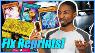 Fixing the Yu-Gi-Oh Reprint Problem