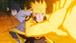 Final battle of Naruto and Sasuke | Sasuke activates new power to cut Kurama in half!