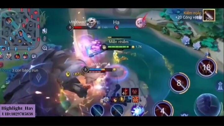 Sao mà bạn thoát được khi kỹ năng của mình cao như này, mình chuyên gánh team #Gamehay