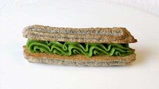 Black Sesame Matcha Sandwich Cookies