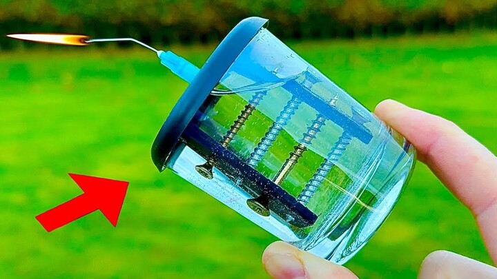 Converting water into hydrogen is so easy - How to make a simple hydrogen generator!!!