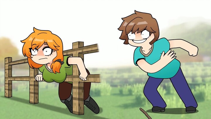 Steve I'm Stuck | Minecraft Anime