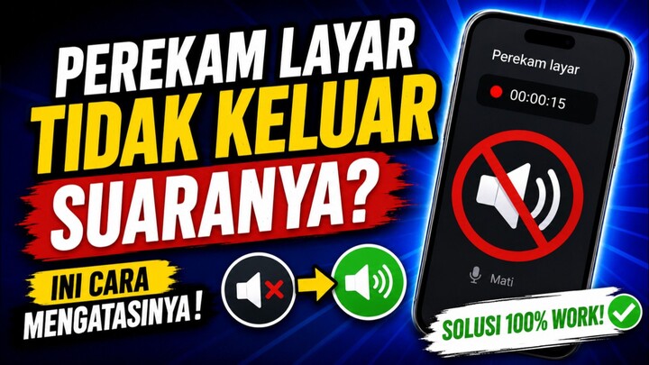 Mengatasi Perekam Layar Tidak Keluar Suara