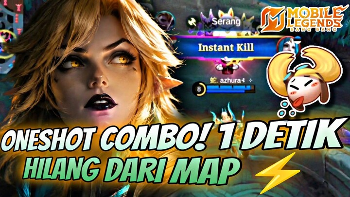 ONESHOT COMBO! 1 DETIK HILANG DARI MAP ⚡((Mobile Legends))