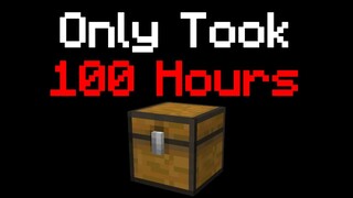 The Cost of 1 Chest in Minecraft's Hardest Mod