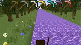 Minecraft：各种镐子的耐久测试