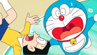 Nobita and Doraemon experience the life of water #Doraemon