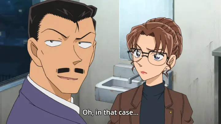 (Detective Conan) 小五郎は誘拐犯を倒して妻を救出 - Kogoro defeats the kidnapper to rescue his wife.