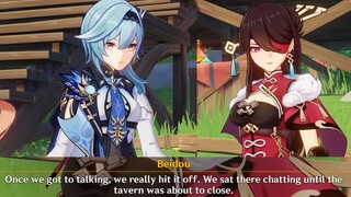 Beidou and Eula are Now Drinking Buddies
