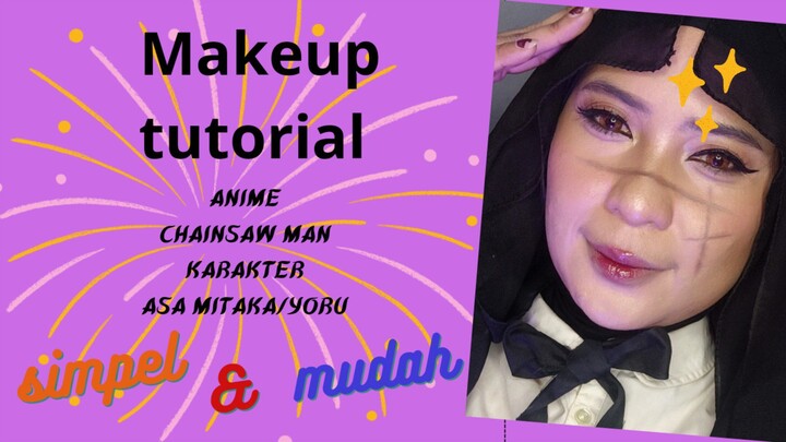 makeup tutorial look anime SIMPEL & MUDAH