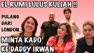 EL RUMI LULUS KULIAH, PULANG INDONESIA LANGSUNG MINTA HADIAH KE DADDY IRWAN MUSSRY. DIKASIH ??