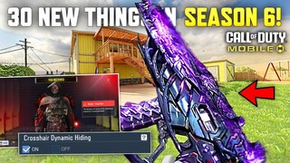 30+ NEW THINGS Coming In COD Mobile Season 6 2024!