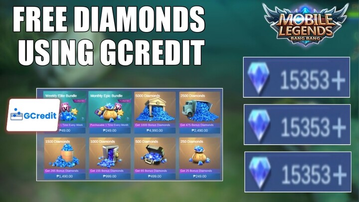 FREE DIAMONDS USING GCASH GCREDIT | + FREE KOF TICKETS | MLBB