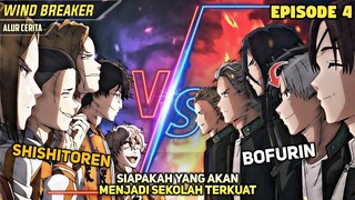 Bofurin Vs Shishitoren‼️Baku Hantam Untuk Menentukan Sma Terkuat - Wind Breaker Episode 4