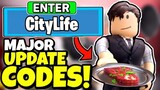 (JANUARY 2022) ALL *NEW* SECRET OP CITY LIFE CODES In Roblox city life *MAJOR UPDATE*