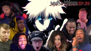 GOJO'S HOLLOW PURPLE ! JUJUTSU KAISEN EPISODE 20 BEST REACTION COMPILATION