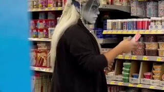 I finally put on some exquisite special effects makeup, but my mother arranged for me to go shopping