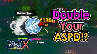[ROX] Dagger Crit Assassin ASPD FIXED!? | King Spade