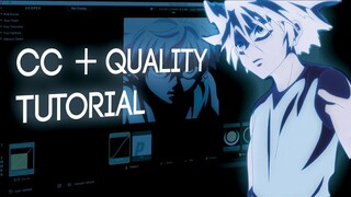 How to Use Colour Correction to Get Good Quality on an Anime Edit!