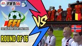 FIFA 14: FFI World Cup 2023 | Belgium VS Norway (Round of 16)