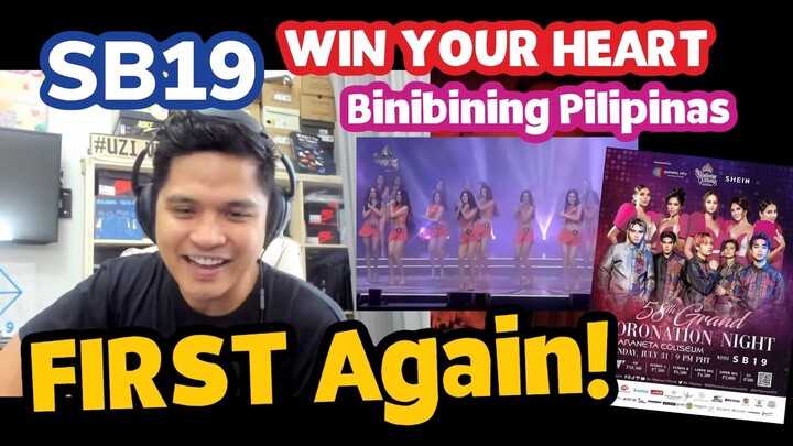 SB19 - WIN YOUR HEART  | Performance 2022 BINIBINING PILIPINAS | REACTION