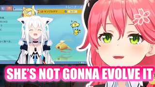 Miko Congratulates Fubuki and is Curious on Fubuki Not Evolving her Gold Magikarp 【Hololive Eng Sub】