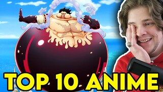 First Time Reacting to Top 10 Transformations in Anime