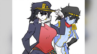 jojo's wonderful meme picture (8) plus gender change, note: minors are prohibited from viewing