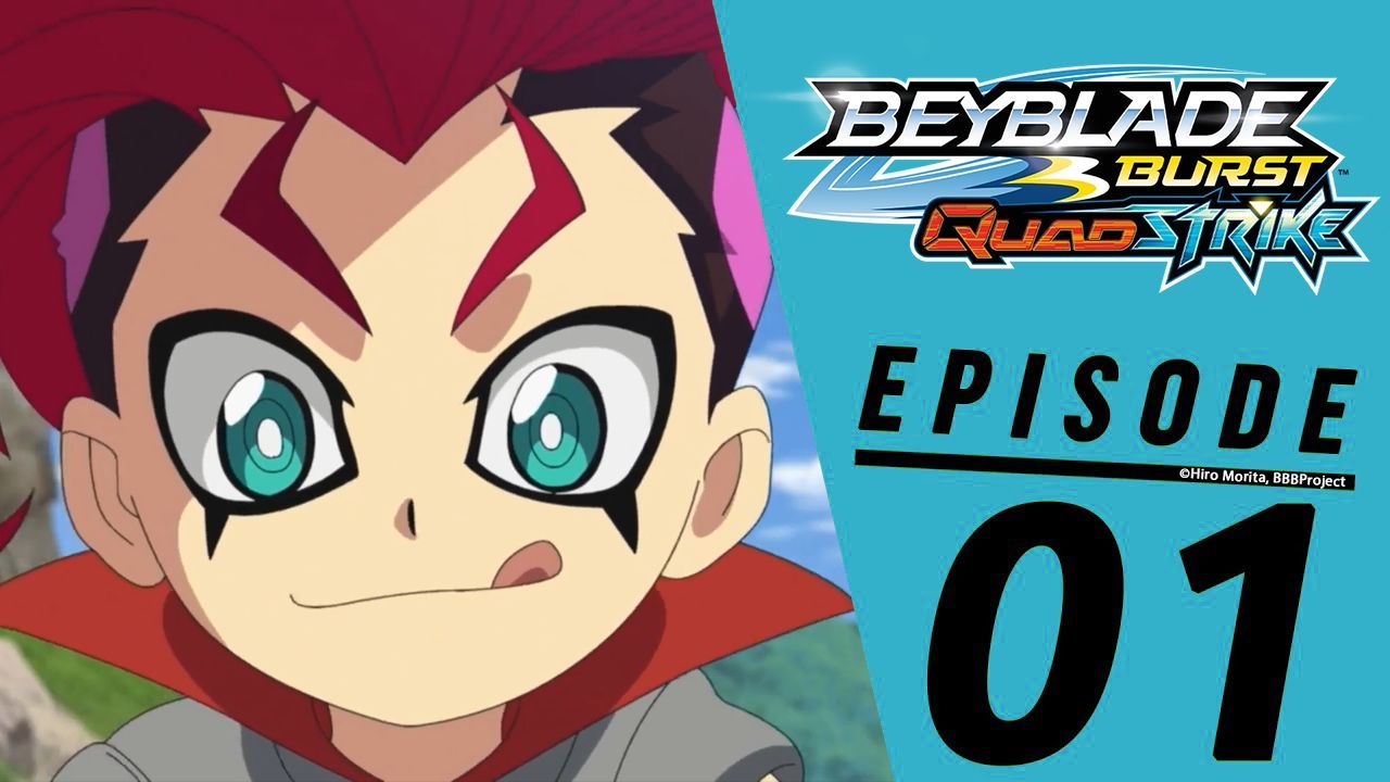 BEYBLADE BURST QUADSTRIKE Episode 1 Part 1: Thunder and Lightning