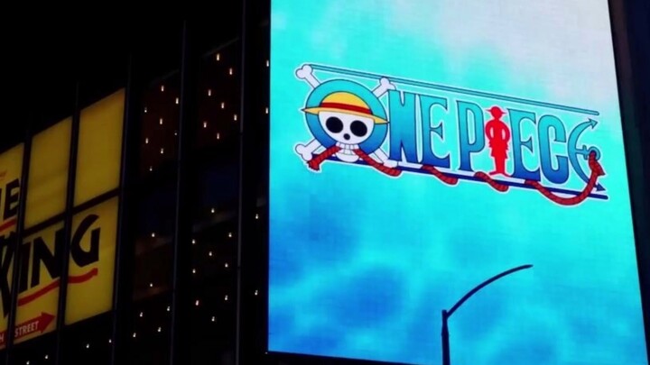 How powerful is the world's top anime? One Piece RED takes over New York's Times Square!