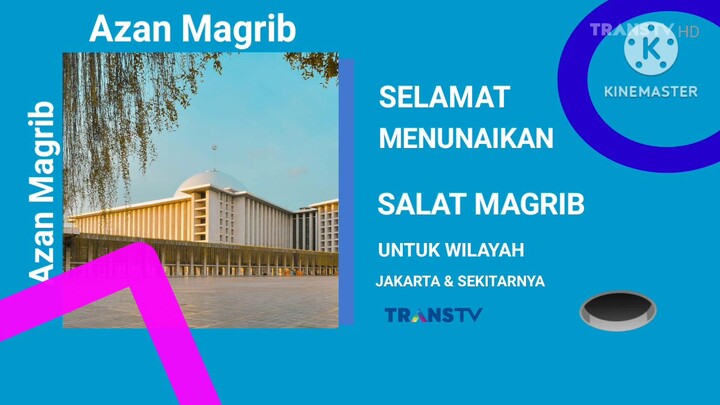 Bumper Card Adzan Maghrib Trans TV (New Look 1 Januari 2027)
