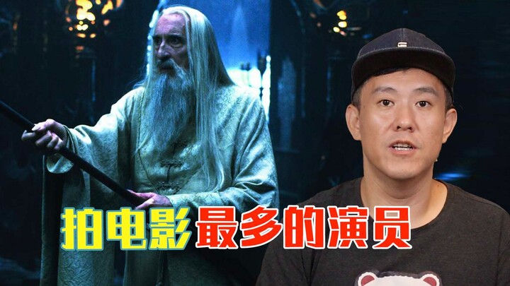 Which actor has starred in the most movies, and how many films have they made?