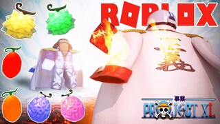 Roblox - KHÔNG NGỜ LẠI CÓ GAME ONE PIECE MÀ NGƯỜI CHƠI LƯỢM TRÁI ÁC QUỶ HOÀI KHÔNG HẾT - Project XL