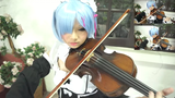【ReZero OST - Elegy For Rem】-Rem cosplay- (Violin Cover) (from Episode 15)【KayE 】
