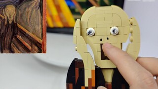 Lego builds the world famous painting "The Scream" / Hunshuimoyu's first original MOC work