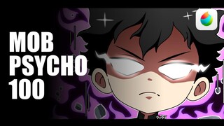 Menggambar Mob Psycho 100