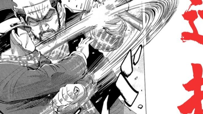 The fight only takes a moment [Golden Kamuy 14]