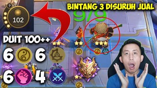 KOMBO 6664 + CHALLENGE 100 GOLD + CHALLENGE JUAL BINTANG 3!! GAME PALING GILA DI MAGIC CHESS!!