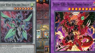 clear wing dragon synchro  VS destiny hero destroy phoenix enforcer - Yugi-oh master duel
