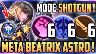 META 666 BEATRIX MODE SHOTGUN ASTRO ! COMBO MAGIC CHESS TERBARU 2022